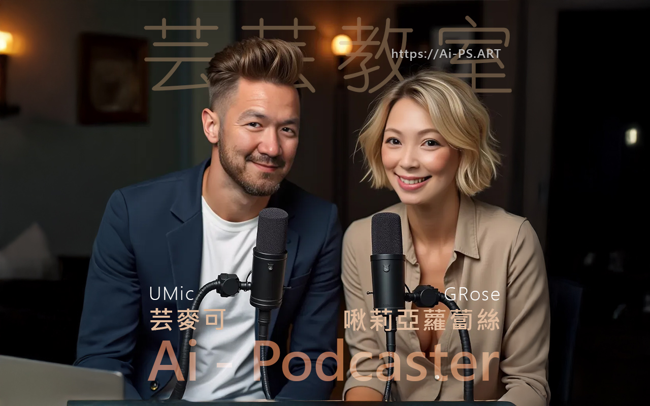 Ai Podcast / Podcaster UMic and GRose