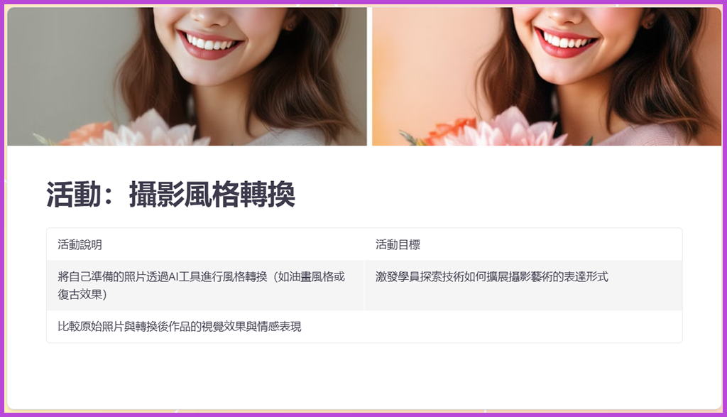 教育部-團團有美感-教學輔導網絡計畫-芸芸爸-Ai攝影藝術應用